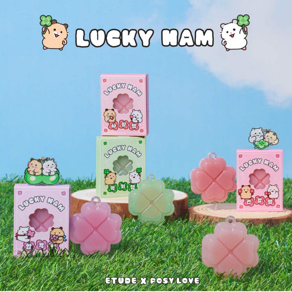 New- 2pcs of the lip and cheek lucky charms- ETUDE Korea+more free items!